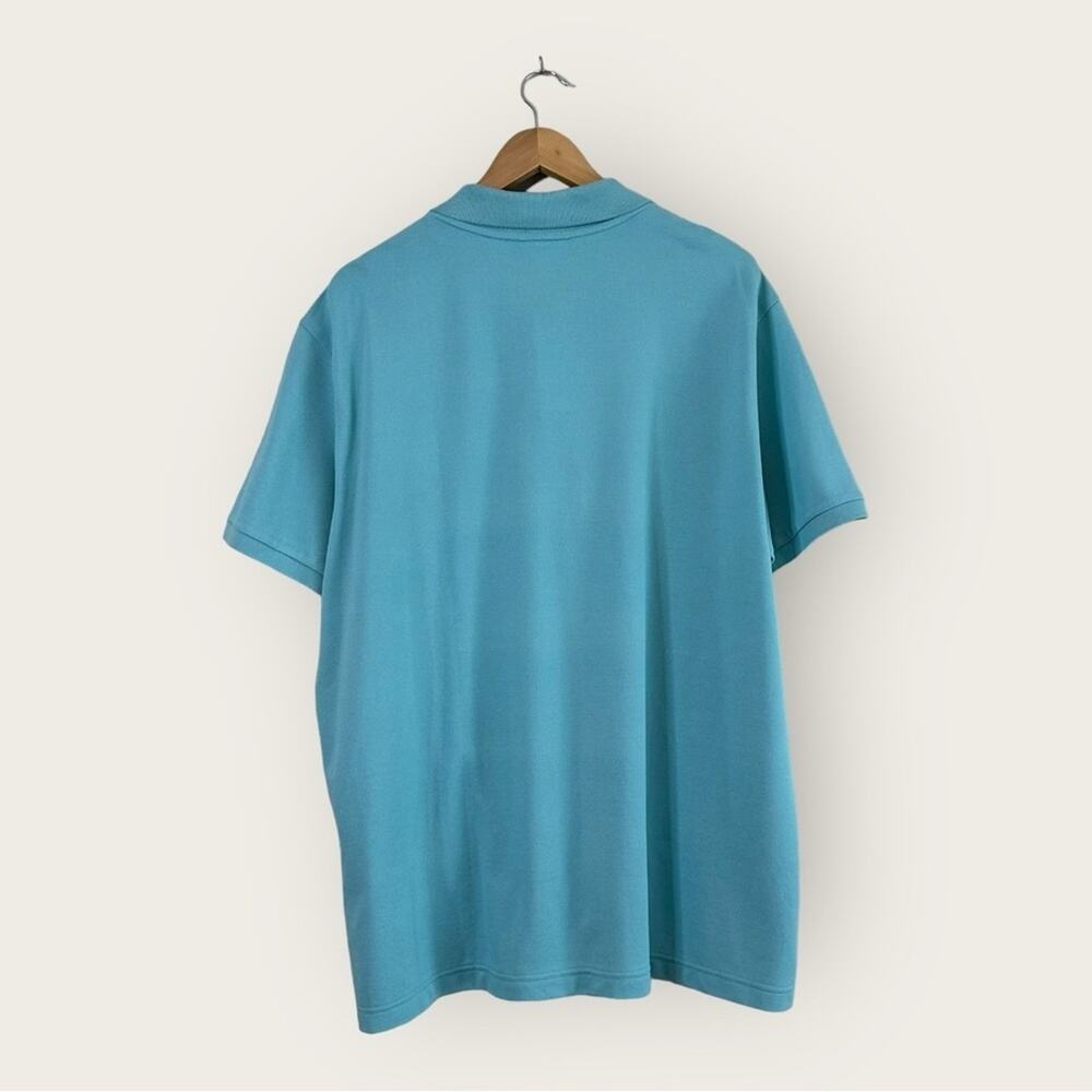 NWT | Lacoste | Logo Slim FIt Polo Shirt | Turquoise | 8 || 3XL - Picture 3 of 13